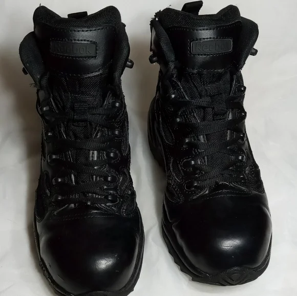 Reebok RB864 Rapid Response Composite Toe Side Zip 6 Black Boot Sz 8.5 - Picture 13 of 13